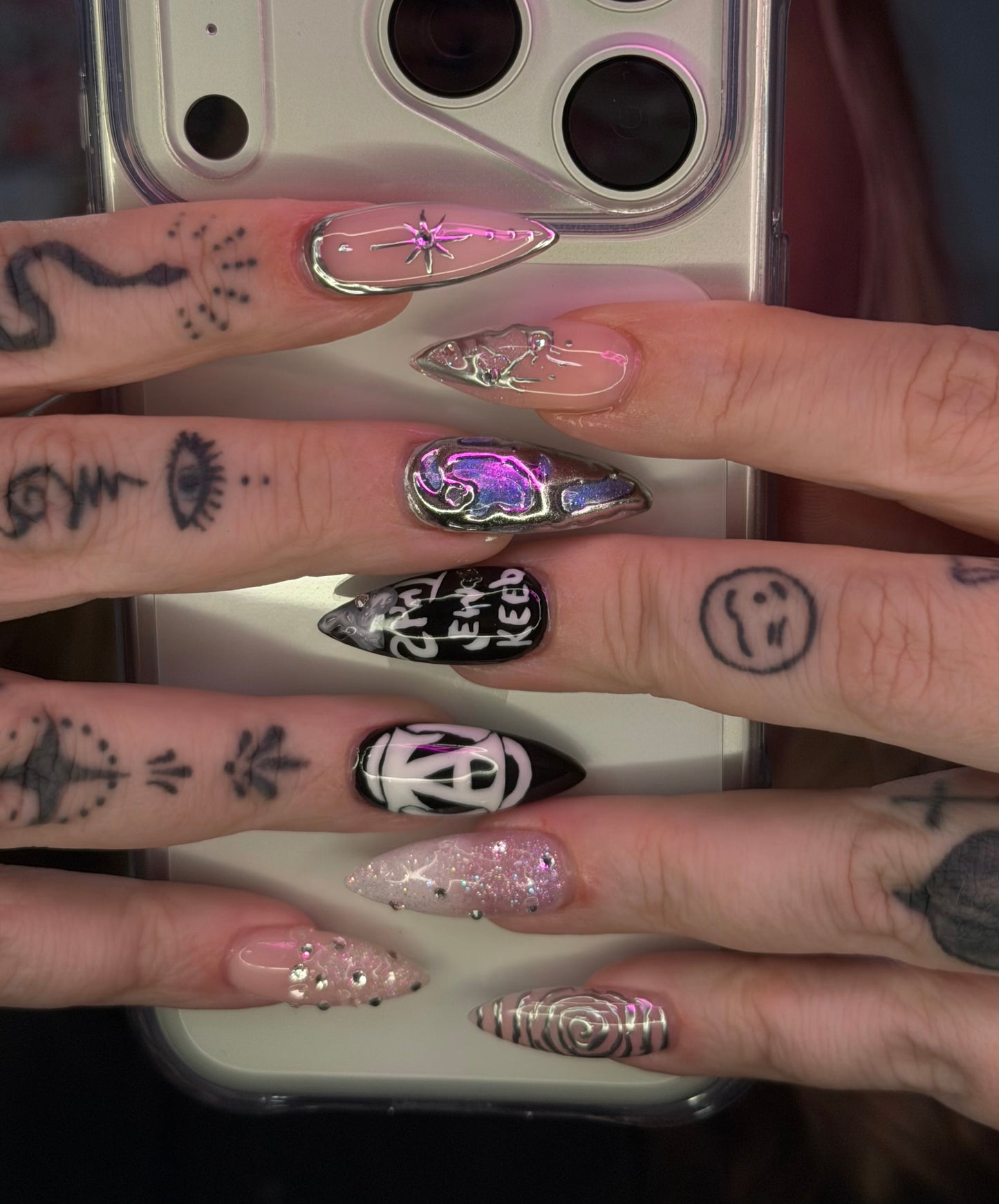 Show Your ATINY Pride with Custom ATEEZ Nails