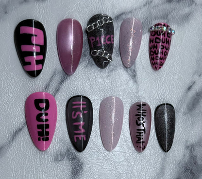 P1Harmony “DUH!” Inspired Press-On Nails