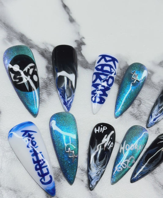 Stray Kids “CEREMONY” Inspired Press-On Nails